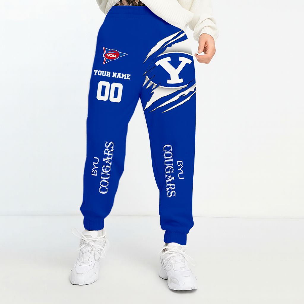 LIMITED DROP - NEW CUSTOMIZED | NCAA FBS11 BYU BYU COUGARS UNISEX LONG PANTS