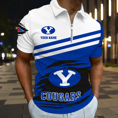 LIMITED EDITION - NEW CUSTOMIZED NCAA FBS11 BYU COUGARS POLO SHIRT, ZIP POLO SHIRT, HOODIE, ZIP HOODIE, T-SHIRT & SWEATSHIRT
