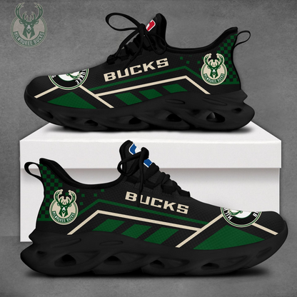 LIMITED EDITION - NEW CUSTOMIZED NBA11 MBU MILWAUKEE BUCKS MAX SOUL SHOES