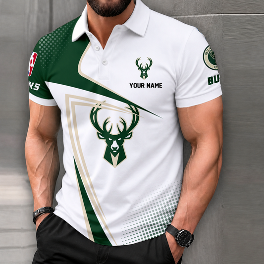 FINAL SALE - NEW CUSTOMIZED NBA11 MBU MILWAUKEE BUCKS T-SHIRT, POLO SHIRT, ZIP POLO SHIRT, SWEATSHIRT, HOODIE & ZIP HOODIE