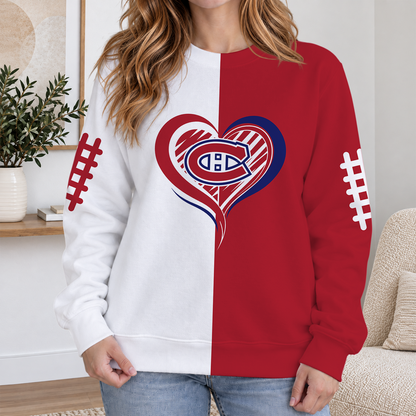 LIMITED EDITION - NEW CUSTOMIZED NHL11 MCD MONTREAL CANADIENS RIBBED HOODIE & SWEATSHIRT