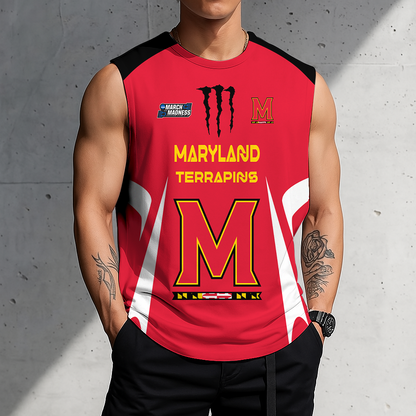 ACTIVE OFFER - NEW CUSTOMIZED | NCAA MAM11 MLT ML TERRAPINS MEN'S GYM SHIRT