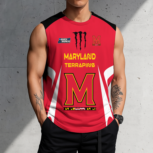 ACTIVE OFFER - NEW CUSTOMIZED | NCAA MAM11 MLT ML TERRAPINS MEN'S GYM SHIRT