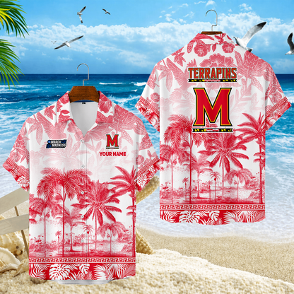 LIMITED EDITION - NEW CUSTOMIZED MAM11 MLT MARYLAND TERRAPINS UNISEX HAWAIIAN SHIRT