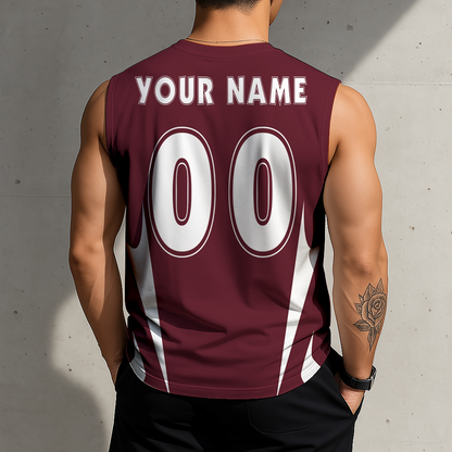 ACTIVE OFFER - NEW CUSTOMIZED | NCAA CWS11 MSB MI STATE BULLDOGS MEN'S GYM SHIRT