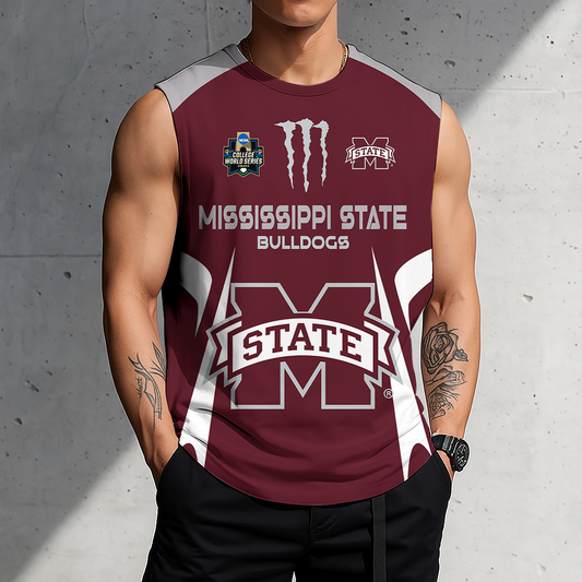 ACTIVE OFFER - NEW CUSTOMIZED | NCAA CWS11 MSB MI STATE BULLDOGS MEN'S GYM SHIRT