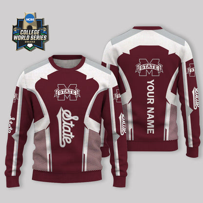 LIMITED EDITION - NEW CUSTOMIZED NCAA CWS11 MSB MISSISSIPPI STATE BULLDOGS UGLY SWEATER