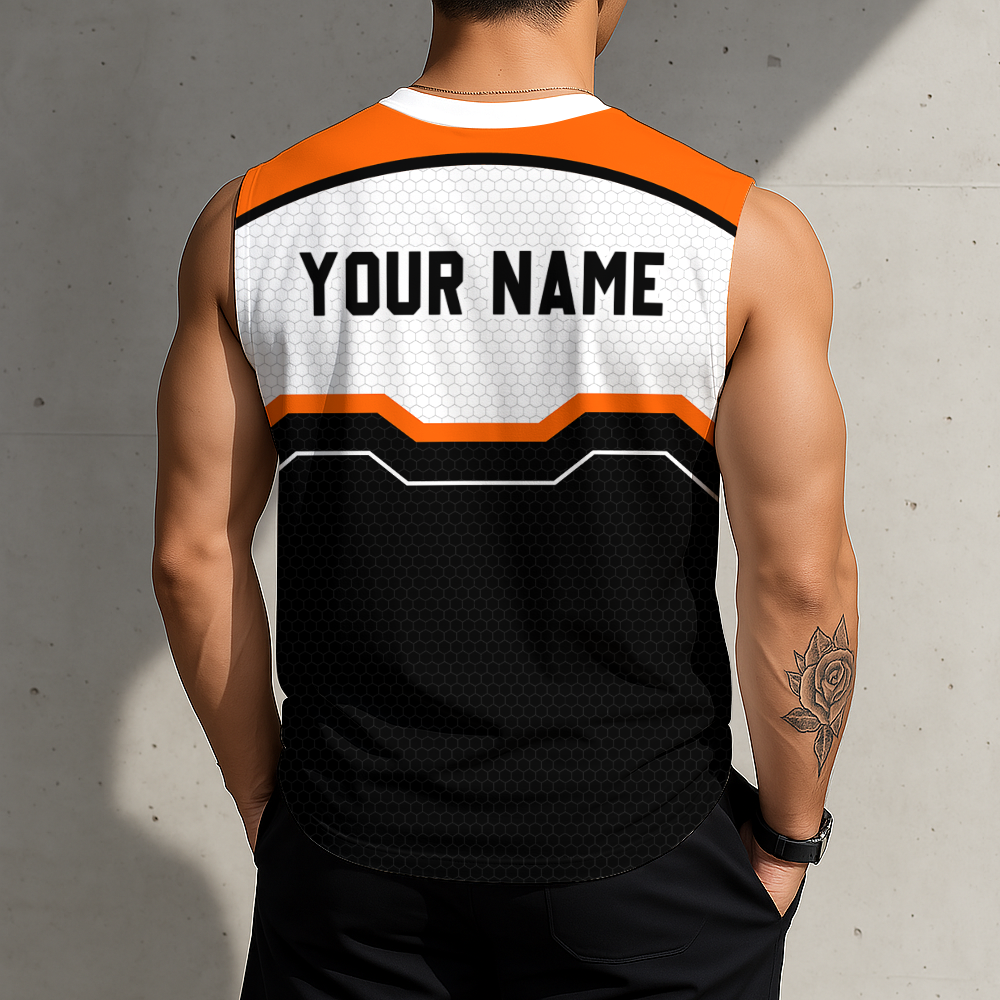LIMITED EDITION - NEW CUSTOMIZED NCAA CFH11 PRT PRINCETON TIGERS MEN'S GYM SHIRT