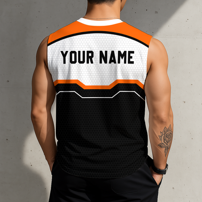 LIMITED EDITION - NEW CUSTOMIZED NCAA CFH11 PRT PRINCETON TIGERS MEN'S GYM SHIRT