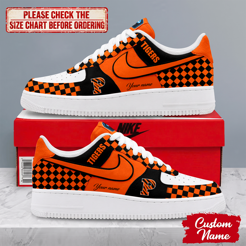 SPECIAL EDITION - NEW CUSTOMIZED NCAA CFH11 PRT PRINCETON TIGERS AF1 SHOES