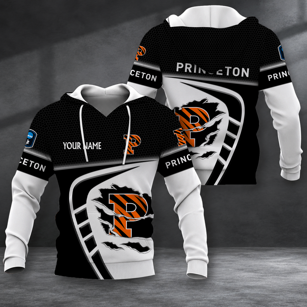 ELITE EDITION - NEW CUSTOMIZED NCAA CFH11 PRT PRINCETON TIGERS HOODIE, ZIP HOODIE, T-SHIRT, POLO SHIRT, ZIP POLO SHIRT & SWEATSHIRT