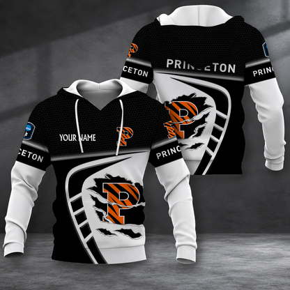 ELITE EDITION - NEW CUSTOMIZED NCAA CFH11 PRT PRINCETON TIGERS HOODIE, ZIP HOODIE, T-SHIRT, POLO SHIRT, ZIP POLO SHIRT & SWEATSHIRT