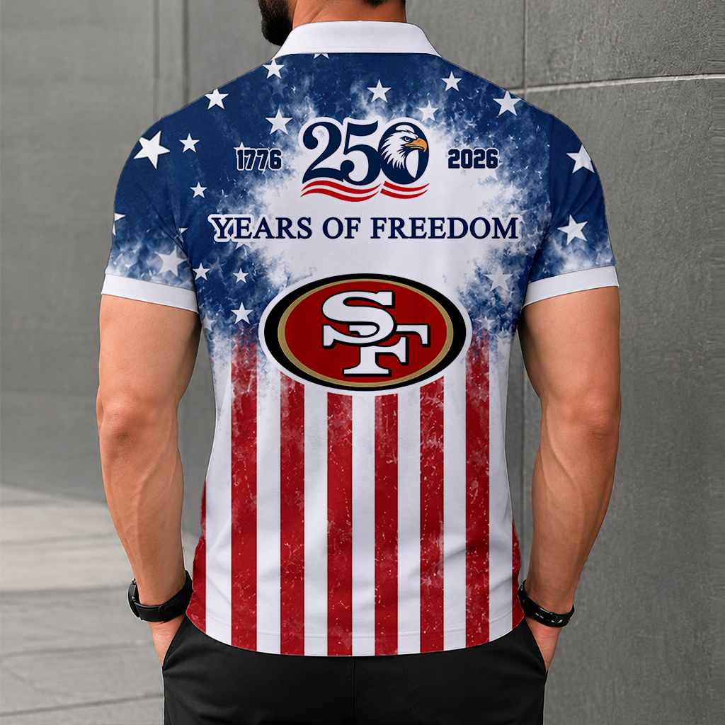 MEGA SALE - NEW CUSTOMIZED NFL11 SF49 SAN FRANCISCO 49ERS POLO SHIRT, ZIP POLO SHIRT & T-SHIRTS