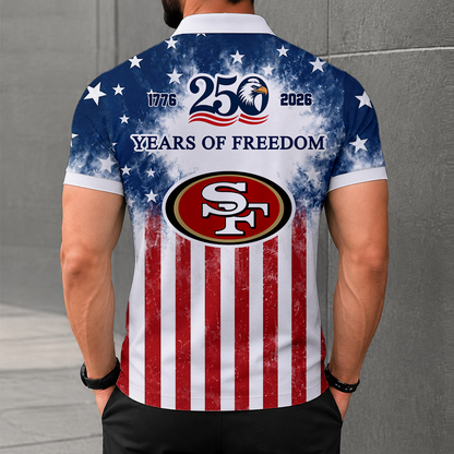 MEGA SALE - NEW CUSTOMIZED NFL11 SF49 SAN FRANCISCO 49ERS POLO SHIRT, ZIP POLO SHIRT & T-SHIRTS