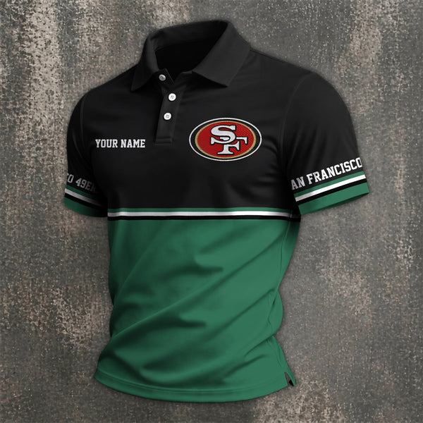 [SPECIAL OFFER] NEW CUSTOMIZED NFL11 SF49 SAN FRANCISCO 49ERS POLO SHIRT