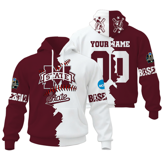 LIMITED EDITION - NEW CUSTOMIZED NCAA CWS11 MSB MI STATE BULLDOGS UNISEX HOODIE & ZIP HOODIE