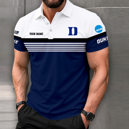 LIMITED EDITION - NEW CUSTOMIZED NCAA MAM12 DLD DUKE BLUE DEVILS POLO SHIRT