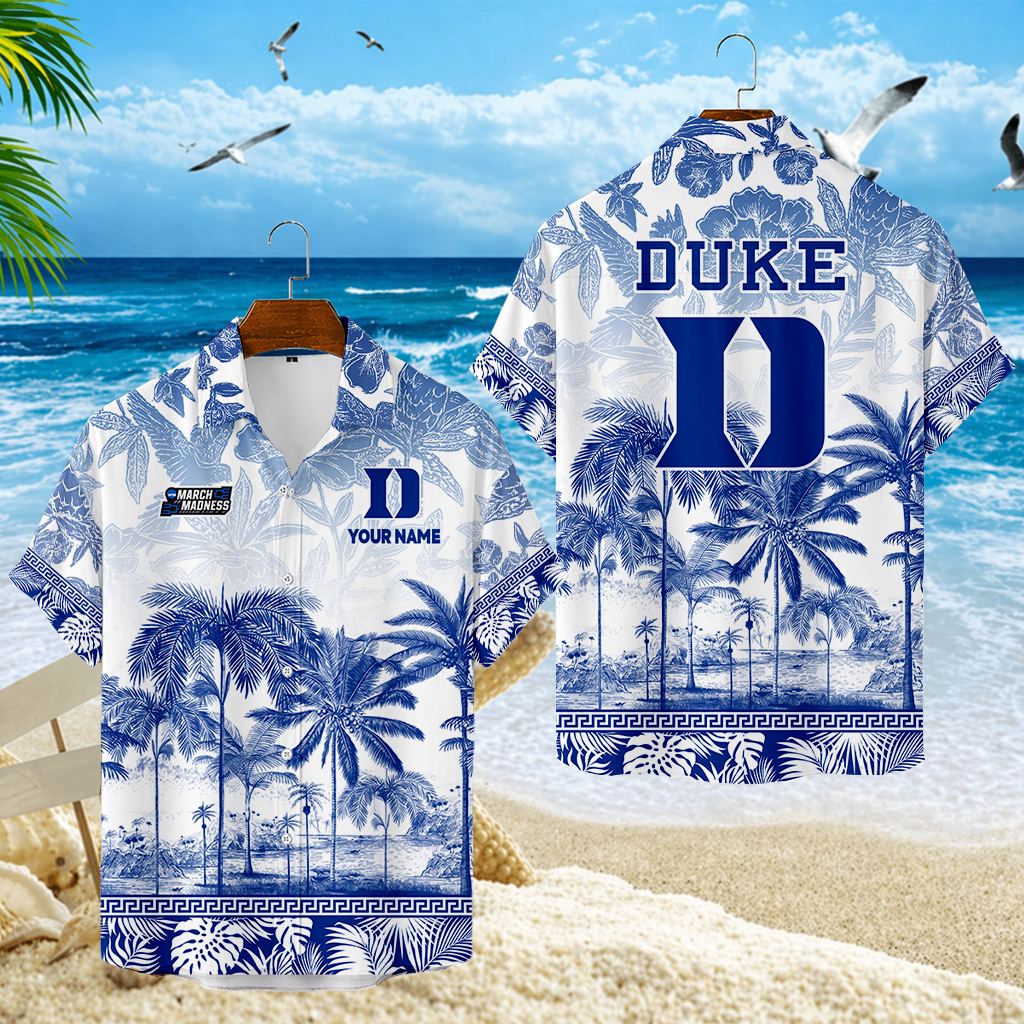 LIMITED EDITION - NEW CUSTOMIZED MAM12 DLD DUKE BLUE DEVILS UNISEX HAWAIIAN SHIRT