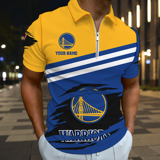 FINAL SALE - NEW CUSTOMIZED NBA12 GSW GOLDEN STATE WARRIORS T-SHIRT, POLO SHIRT, ZIP POLO SHIRT, SWEATSHIRT, HOODIE & ZIP HOODIE