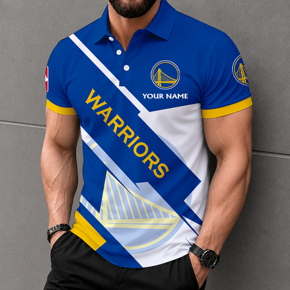 FINAL SALE - NEW CUSTOMIZED NBA12 GSW GOLDEN STATE WARRIORS T-SHIRT, POLO SHIRT, ZIP POLO SHIRT, SWEATSHIRT, HOODIE & ZIP HOODIE
