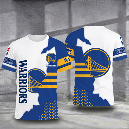 FINAL SALE - NEW CUSTOMIZED NBA12 GSW GOLDEN STATE WARRIORS T-SHIRT, POLO SHIRT, ZIP POLO SHIRT, SWEATSHIRT, HOODIE & ZIP HOODIE