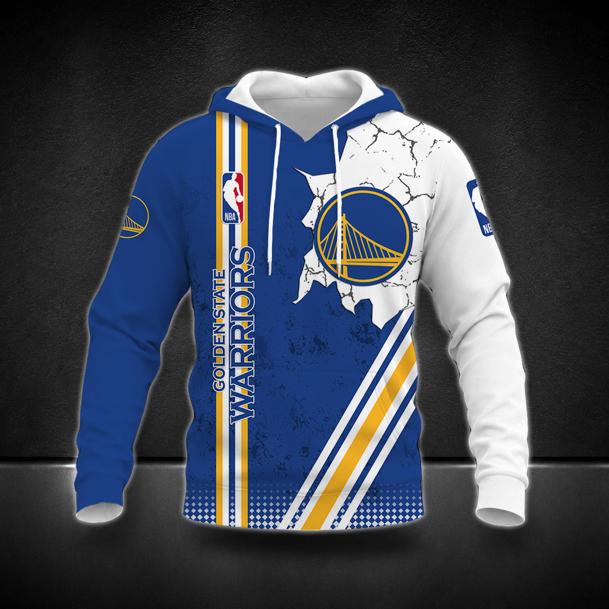 FINAL SALE - NEW CUSTOMIZED NBA12 GSW GOLDEN STATE WARRIORS T-SHIRT, POLO SHIRT, ZIP POLO SHIRT, SWEATSHIRT, HOODIE & ZIP HOODIE