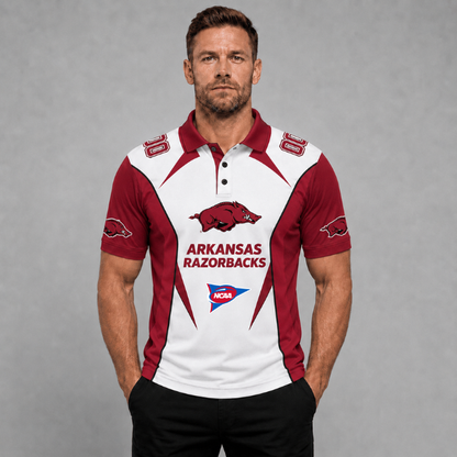 EXCLUSIVE EDITION - NEW CUSTOMIZED NCAA FBS12 AKR ARKANSAS RAZORBACKS POLO SHIRT, ZIP POLO SHIRT, HOODIE, ZIP HOODIE, T-SHIRT & SWEATSHIRT