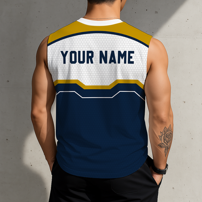 LIMITED EDITION - NEW CUSTOMIZED NCAA MFF12 NFI NOTRE DAME FIGHTING IRISH MEN'S GYM SHIRT