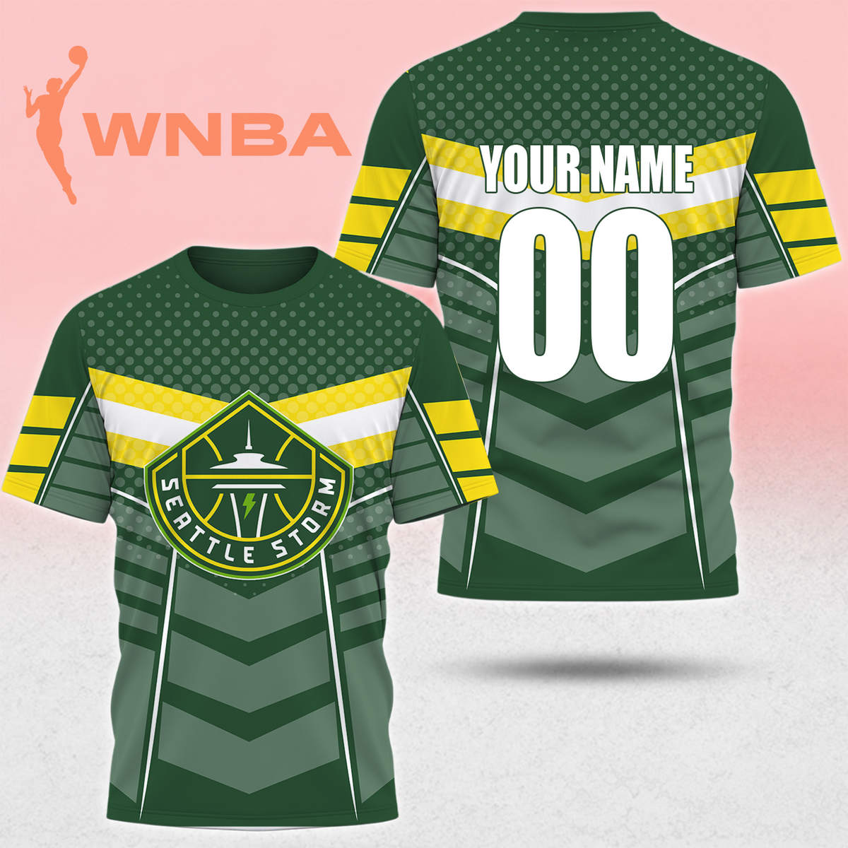 SPECIAL EDITION - NEW CUSTOMIZED WNBA12 STS SEATTLE STORM T-SHIRT, POLO SHIRT, ZIP POLO SHIRT, SWEATSHIRT, HOODIE & ZIP HOODIE
