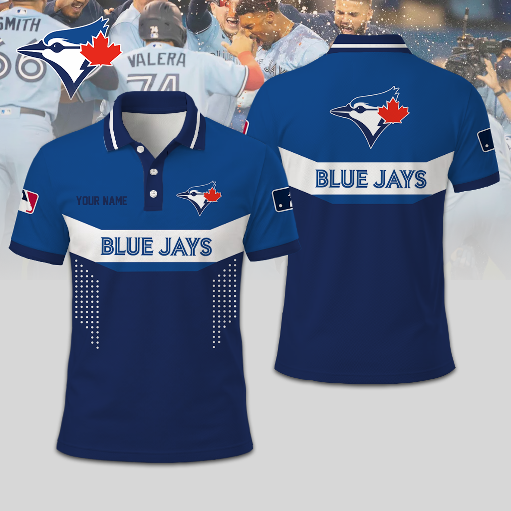 LIMITED EDITION - NEW CUSTOMIZED MLB12 TBJ TORONTO BLUE JAYS T-SHIRT, POLO SHIRT, ZIP POLO SHIRT, SWEATSHIRT, HOODIE & ZIP HOODIE