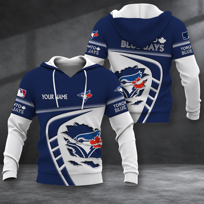 VIRAL EDITION - NEW CUSTOMIZED MLB12 TBJ TORONTO BLUE JAYS T-SHIRT, POLO SHIRT, ZIP POLO SHIRT, SWEATSHIRT, HOODIE & ZIP HOODIE