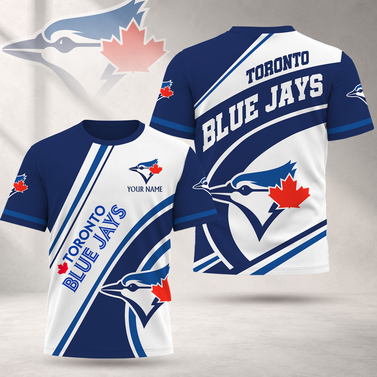 EXCLUSIVE EDITION - NEW CUSTOMIZED MLB12 TBJ TORONTO BLUE JAYS T-SHIRT, POLO SHIRT, ZIP POLO SHIRT, SWEATSHIRT, HOODIE & ZIP HOODIE