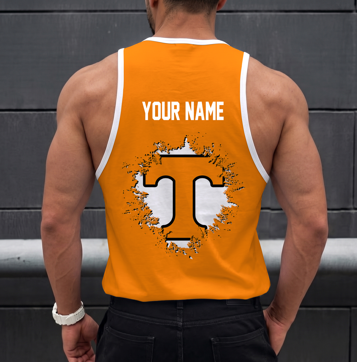 SPECIAL EDITION - NEW CUSTOMIZED NCAA CWS12 TNV TENNESSEE VOLUNTEERS UNISEX TANK TOP