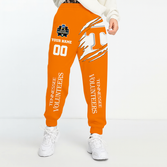 LIMITED DROP - NEW CUSTOMIZED | NCAA CWS12 TNV TN VOLUNTEERS UNISEX LONG PANTS