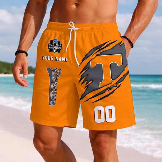 LIMITED DROP - NEW CUSTOMIZED | NCAA CWS12 TNV TN VOLUNTEERS SHORT PANTS