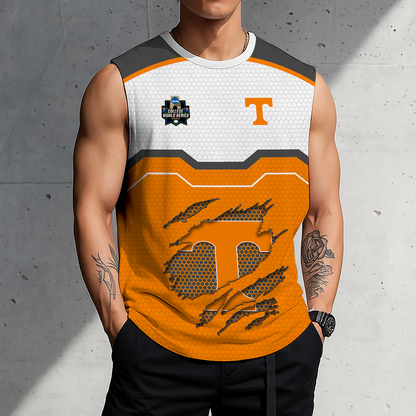 LIMITED EDITION - NEW CUSTOMIZED NCAA CWS12 TNV TENNESSEE VOLUNTEERS MEN'S GYM SHIRT