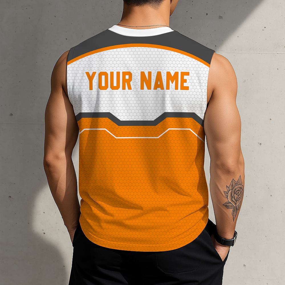 LIMITED EDITION - NEW CUSTOMIZED NCAA CWS12 TNV TENNESSEE VOLUNTEERS MEN'S GYM SHIRT