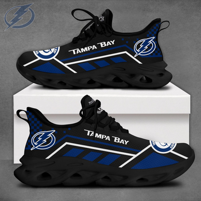 LIMITED EDITION - NEW CUSTOMIZED NHL12 TPL TAMPA BAY LIGHTNING CLUNKY SNEAKERS