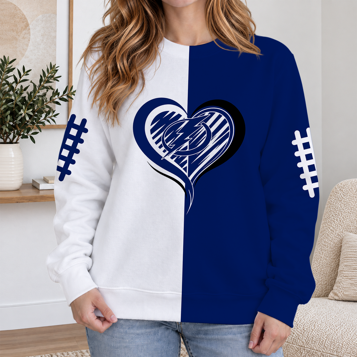 LIMITED EDITION - NEW CUSTOMIZED NHL12 TPL TAMPA BAY LIGHTNING RIBBED HOODIE & SWEATSHIRT