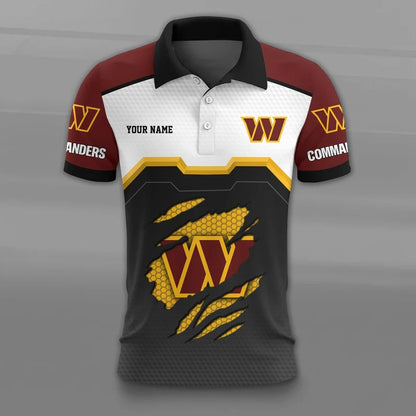 VIRAL EDITION - NEW CUSTOMIZED NFL12 WTC WASHINGTON COMMANDERS T-SHIRT, POLO SHIRT, ZIP POLO SHIRT, SWEATSHIRT, HOODIE & ZIP HOODIE