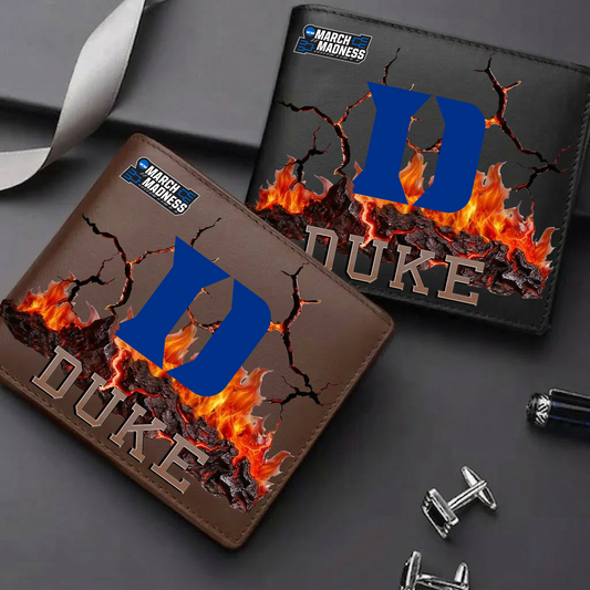 LIMITED EDITION - NEW CUSTOMIZED MAM NCAA12 DLD DL DEVILS LEATHER WALLET