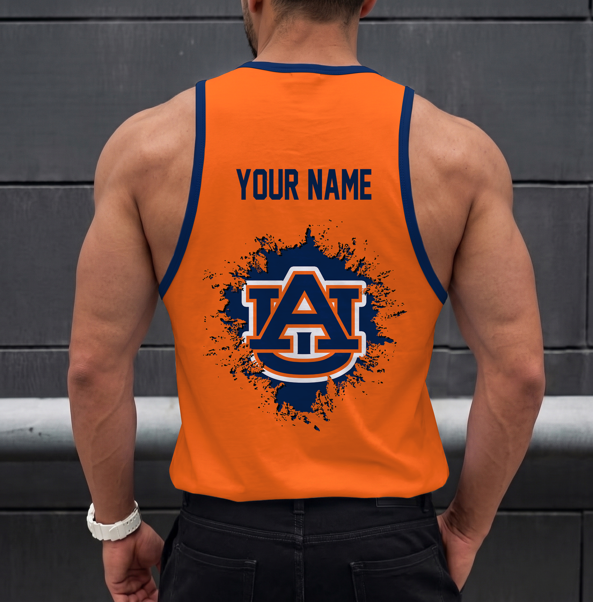 SPECIAL EDITION - NEW CUSTOMIZED NCAA FBS13 ABT AUBURN TIGERS UNISEX TANK TOP