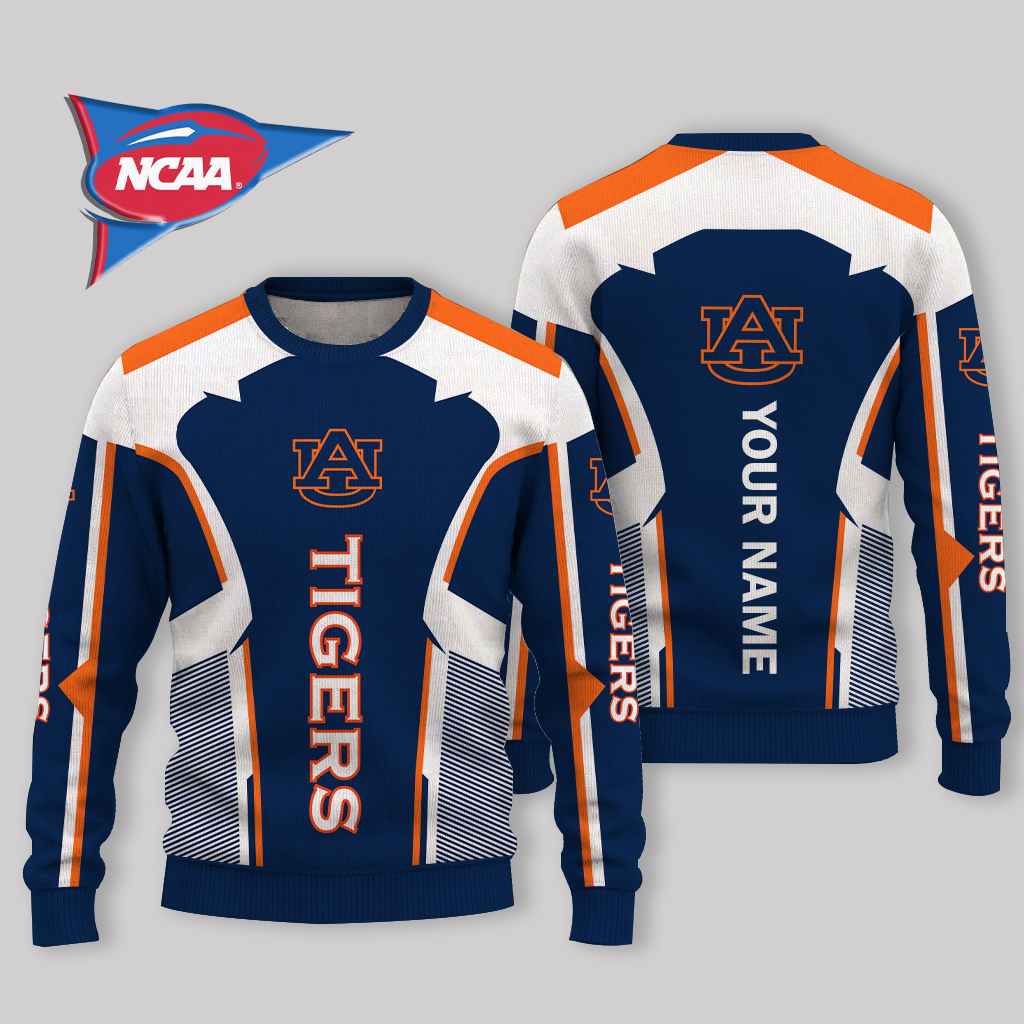 LIMITED EDITION - NEW CUSTOMIZED NCAA FBS13 ABT AUBURN TIGERS UGLY SWEATER
