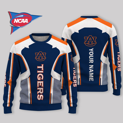 LIMITED EDITION - NEW CUSTOMIZED NCAA FBS13 ABT AUBURN TIGERS UGLY SWEATER