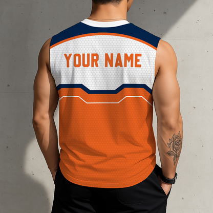 LIMITED EDITION - NEW CUSTOMIZED NCAA FBS13 ABT AUBURN TIGERS MEN'S GYM SHIRT