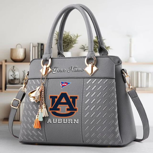 LIMITED EDITION - NEW CUSTOMIZED NCAA FBS13 ABT AB TIGERS  ZIP HANDBAG MULTICOLOR