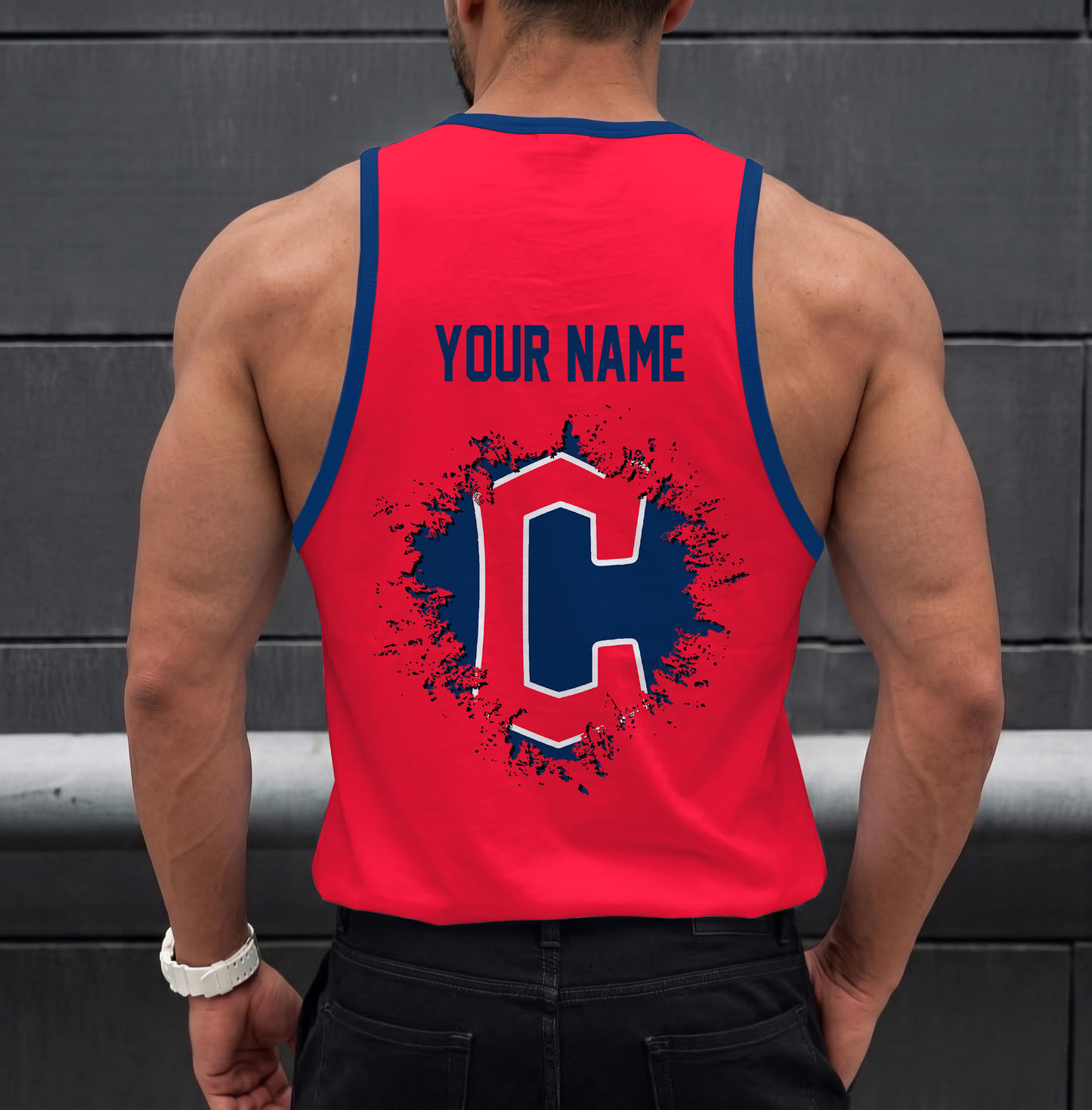 FINAL SALE - NEW CUSTOMIZED MLB13 CLEVELAND GUARDIANS UNISEX TANK TOP