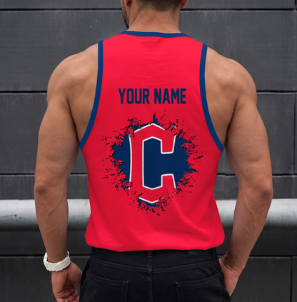 FINAL SALE - NEW CUSTOMIZED MLB13 CLEVELAND GUARDIANS UNISEX TANK TOP