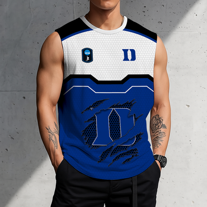 LIMITED EDITION - NEW CUSTOMIZED NCAA CFH13 DLD DUKE BLUE DEVILS MEN'S GYM SHIRT