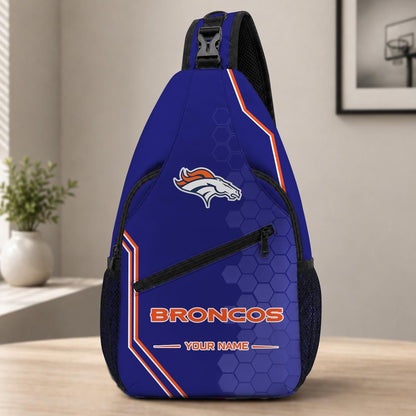 ELITE EDITION - NEW CUSTOMIZED NFL13 DVB DENVER BRONCOS SLING BAG